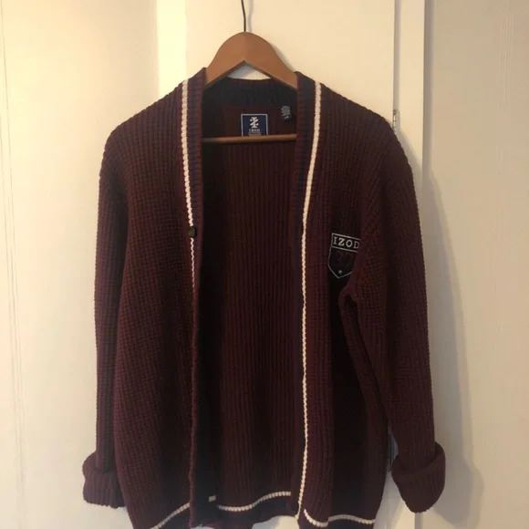 Izod button up cardigan - Picture 2 of 7